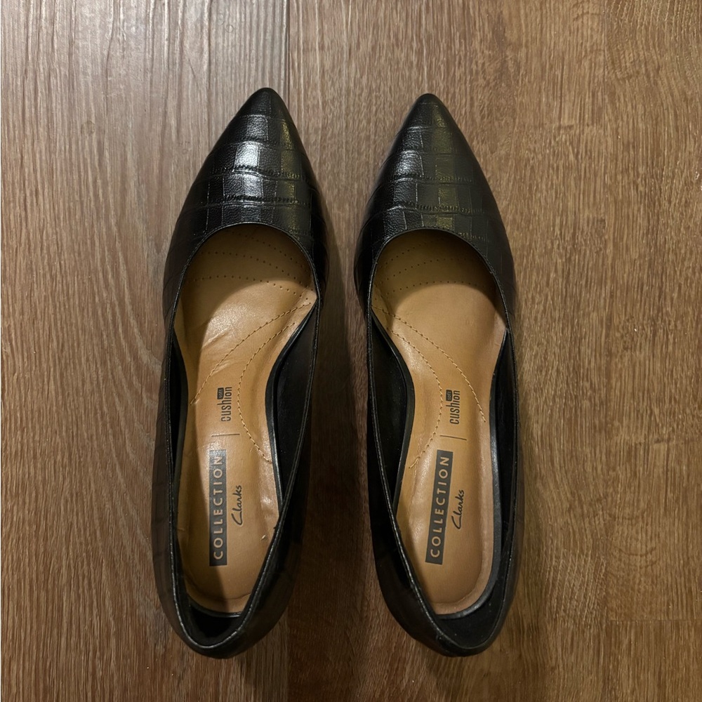 Clarks Black Croc US 8 M